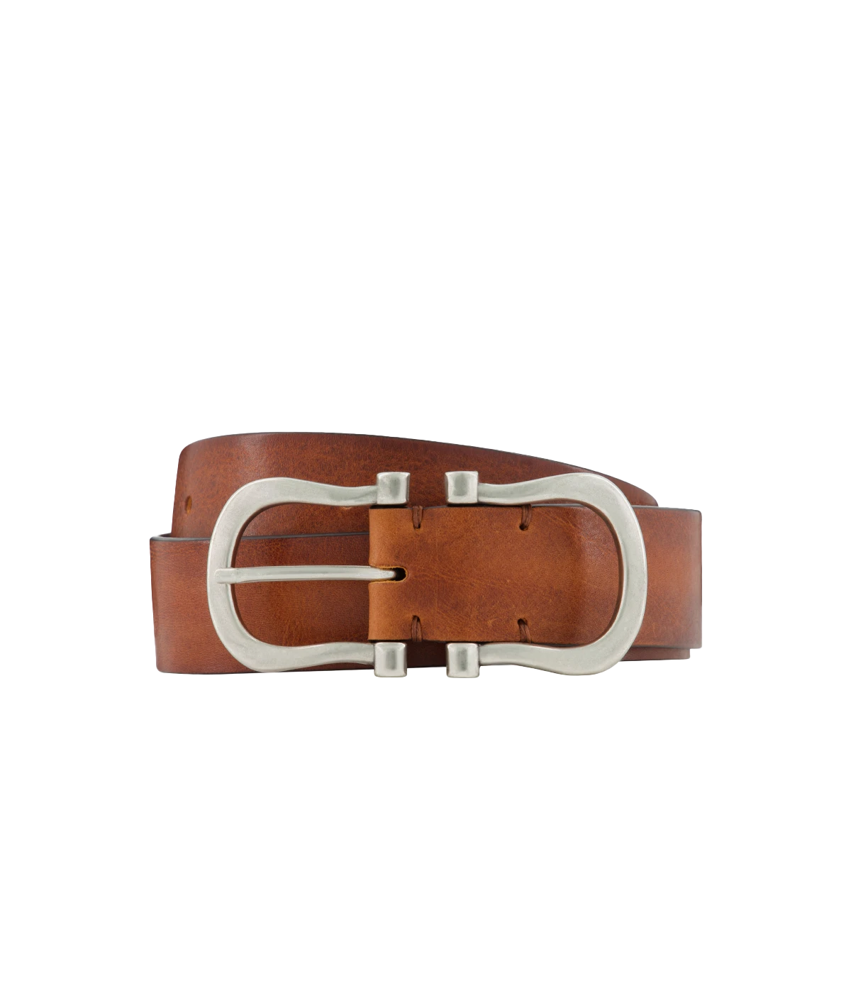 Baby Silver Nicky X Belt in Tan