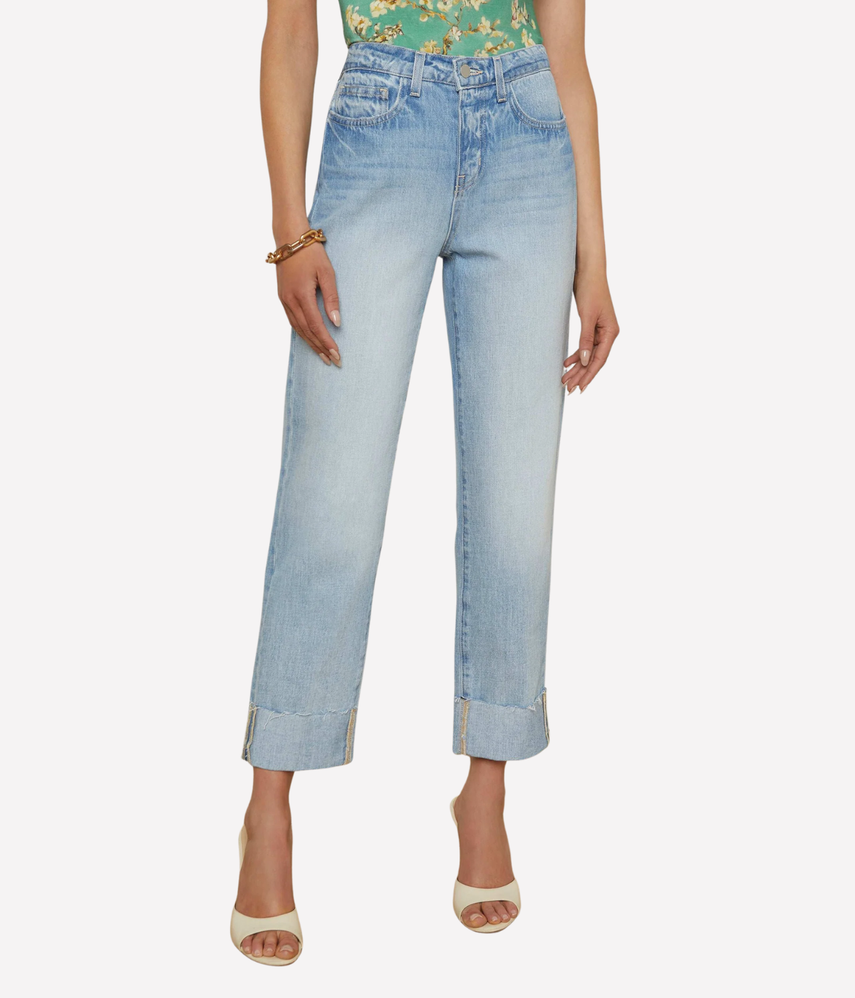 Maribel H/R Straight Leg Jean in Fontana