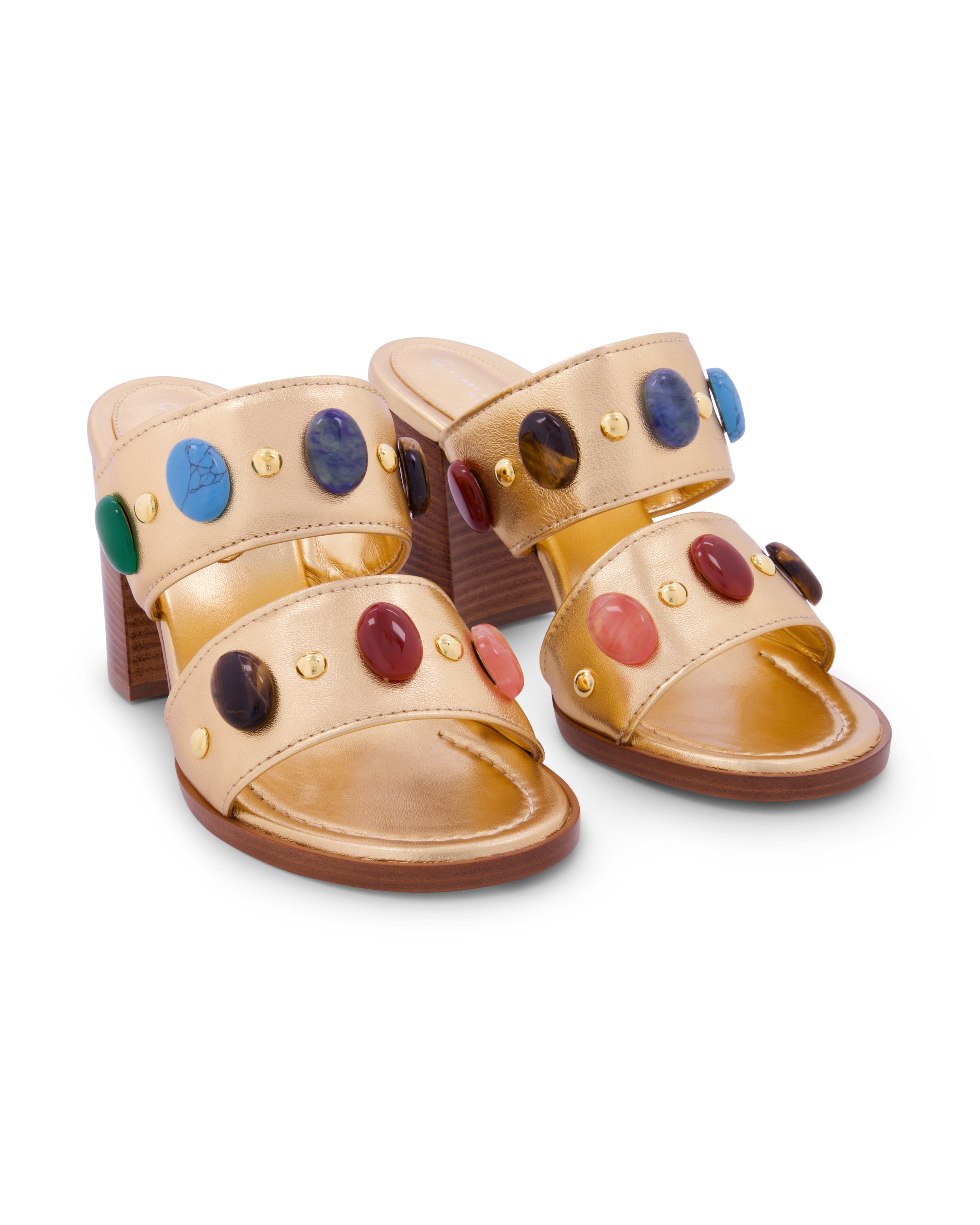 *FINAL SALE* Beaded Mules in Mekong