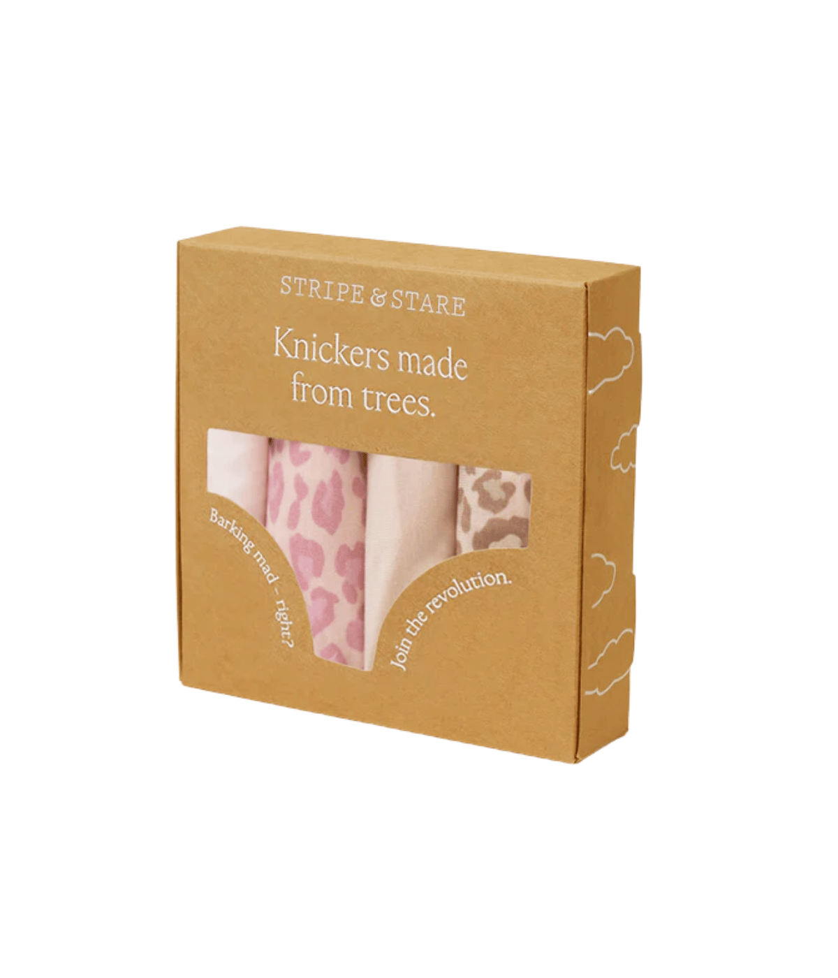 Knicker Four Pack in Pink A Boo Leopard