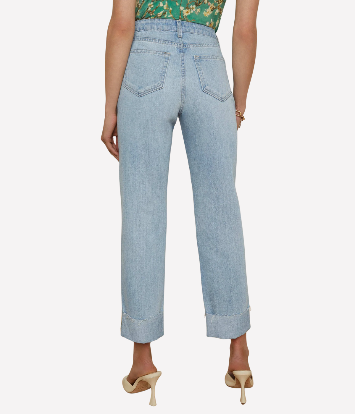 Maribel H/R Straight Leg Jean in Fontana