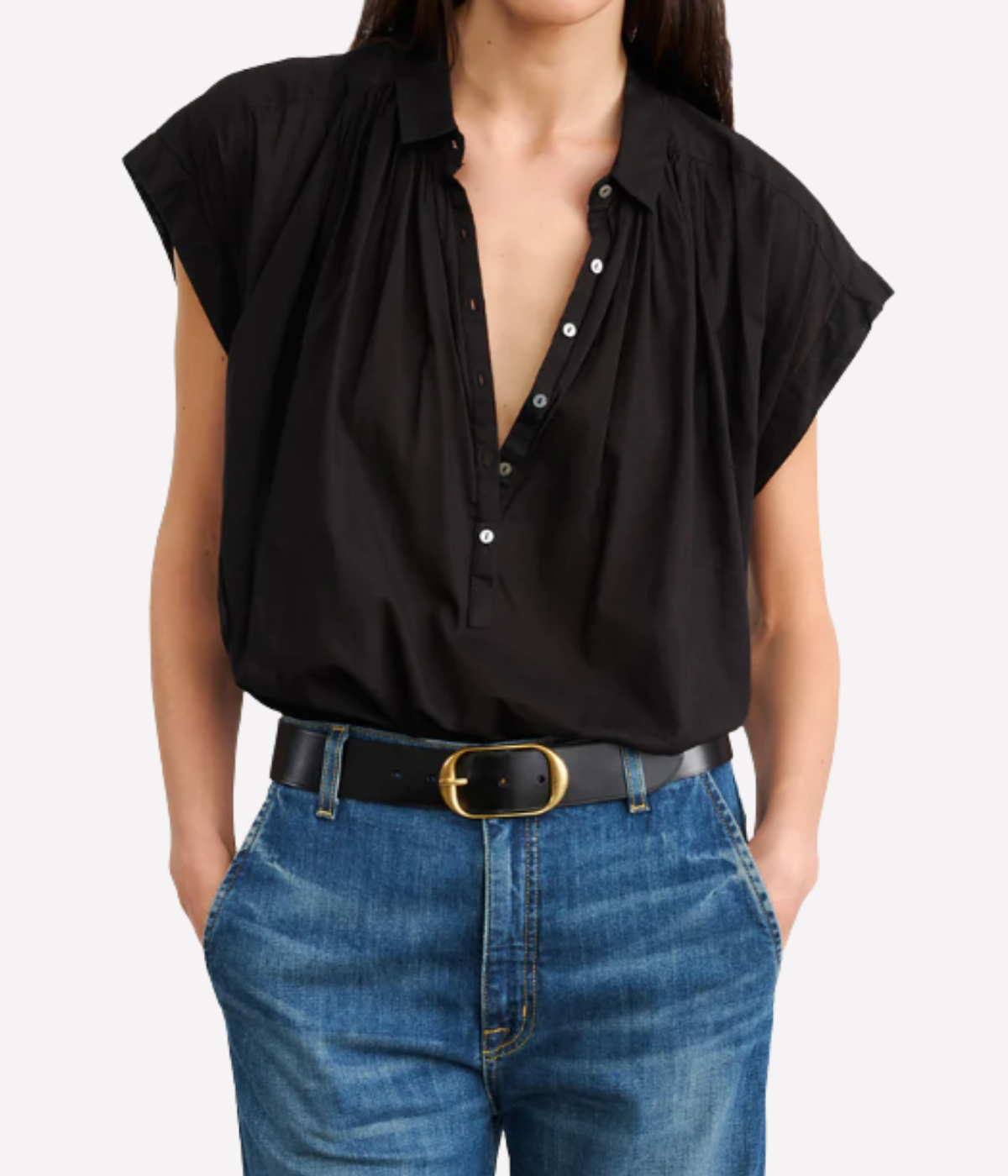 Normandy Blouse in Black