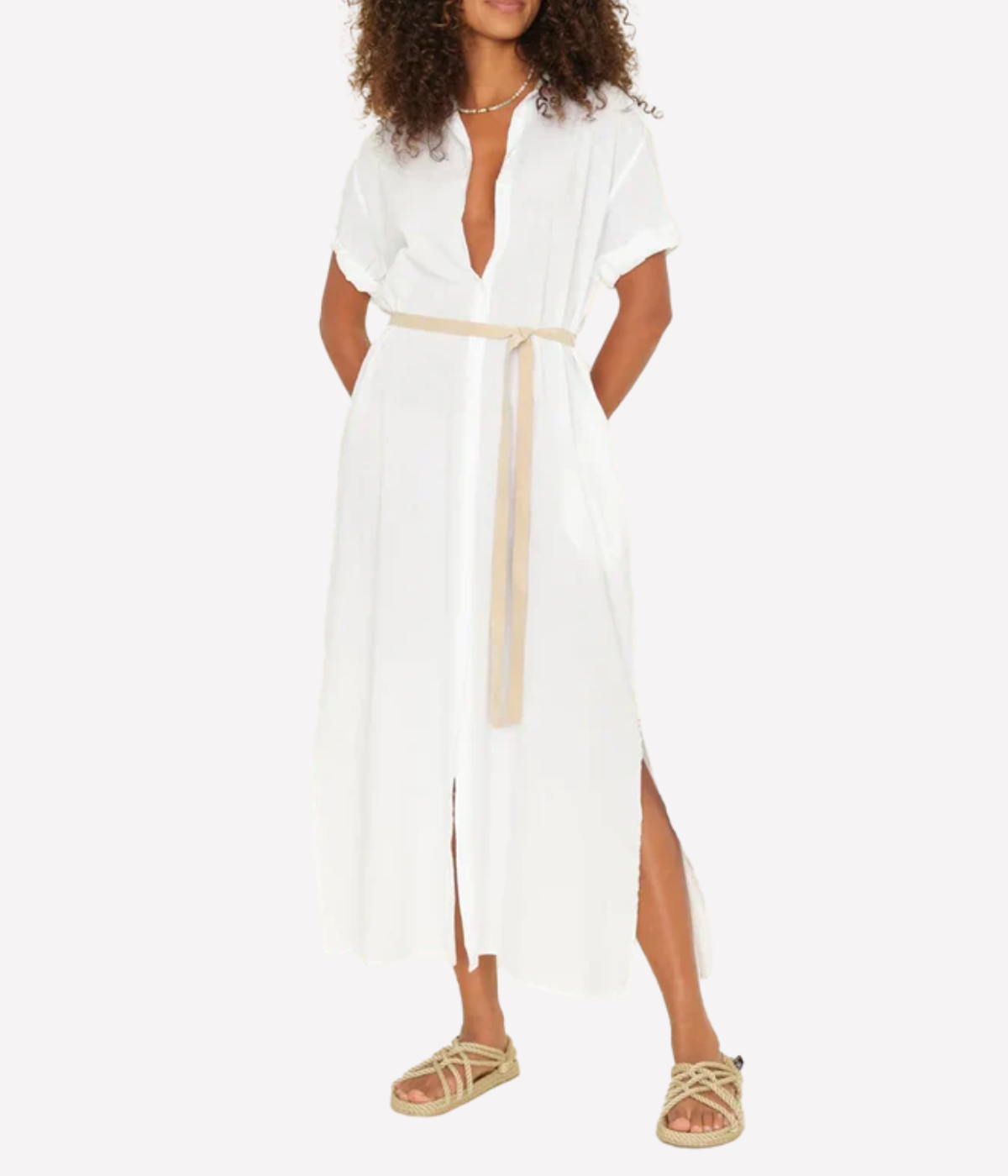 Linnet Dress in White