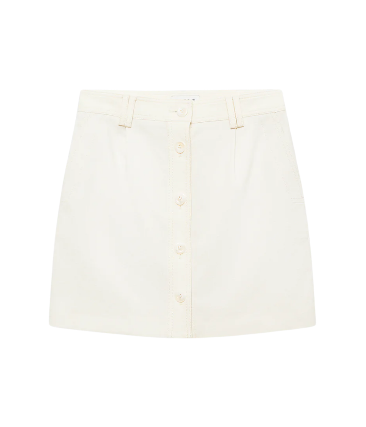 Zaire Mini Skirt in Cream