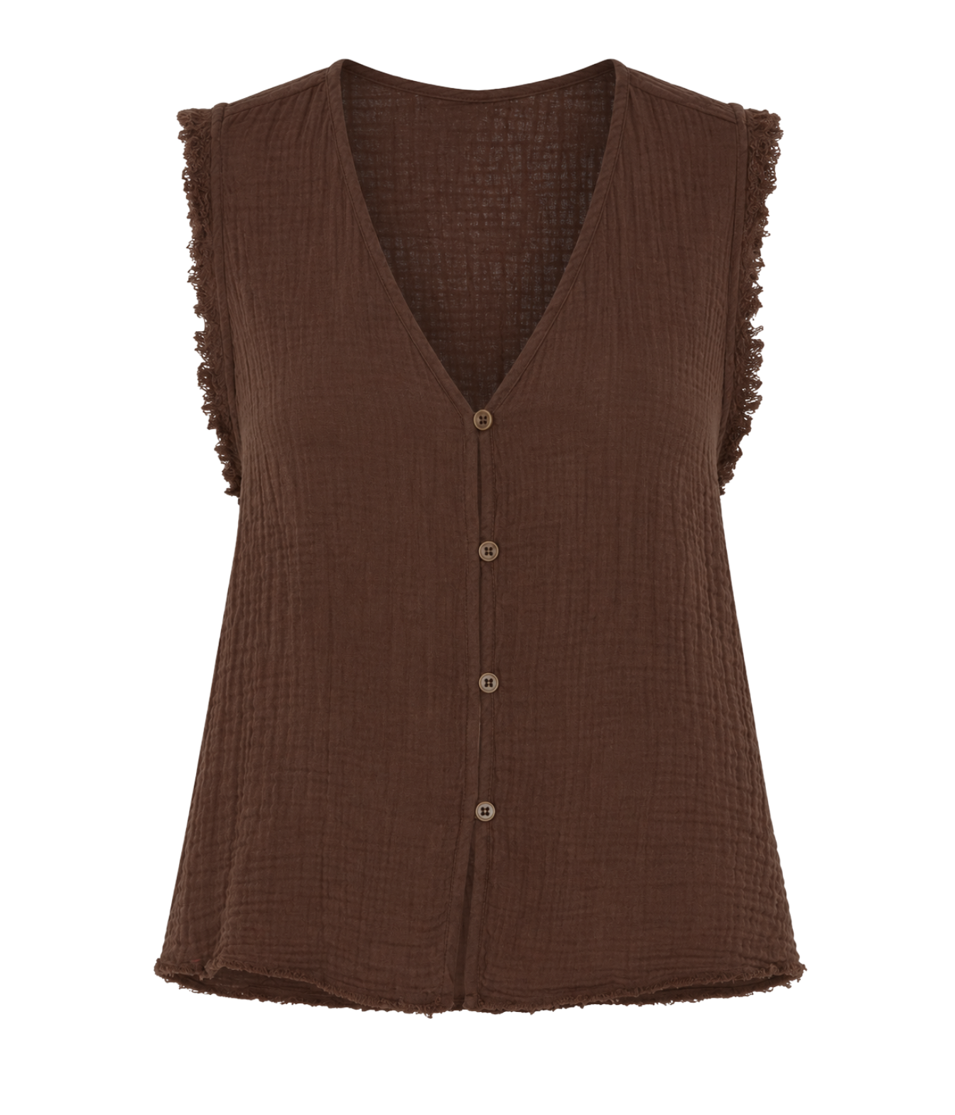 Naomie Top In Cocoa Bean