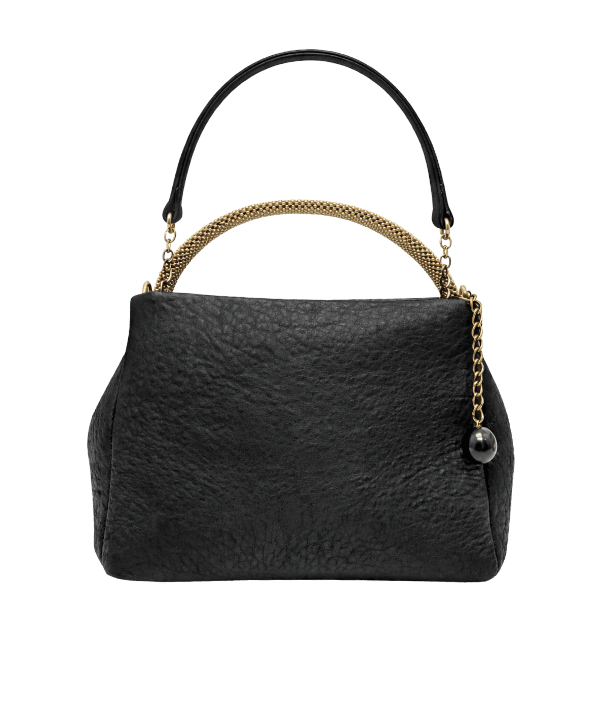 Pauline Handbag in Black Gold