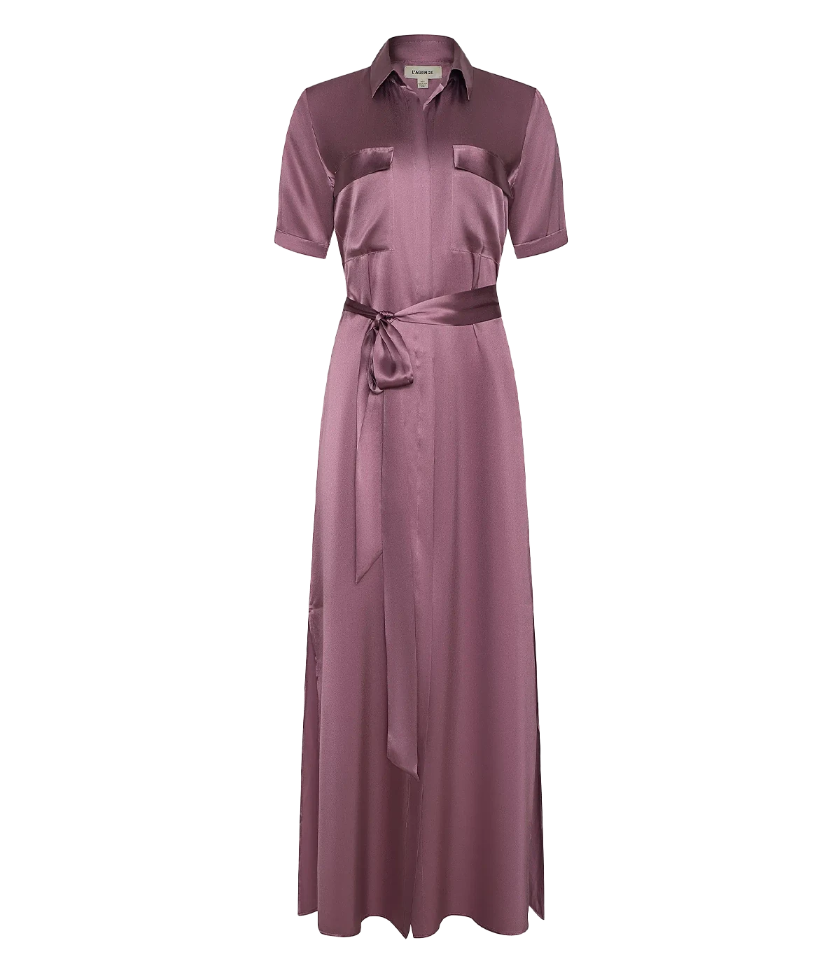 Klement Cargo Pocket Dress In Dusky Orchid