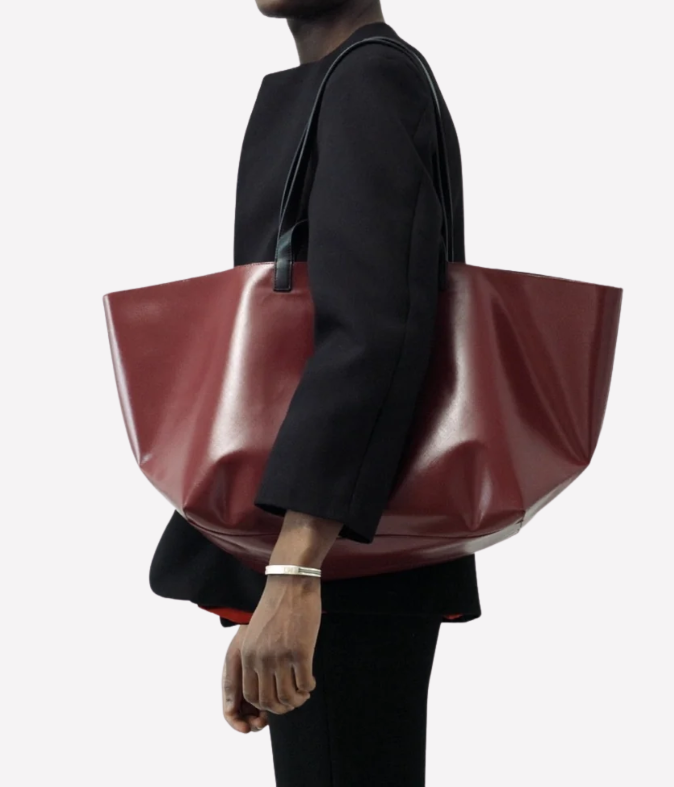 Pratique Zip Medium Bag in Burgundy