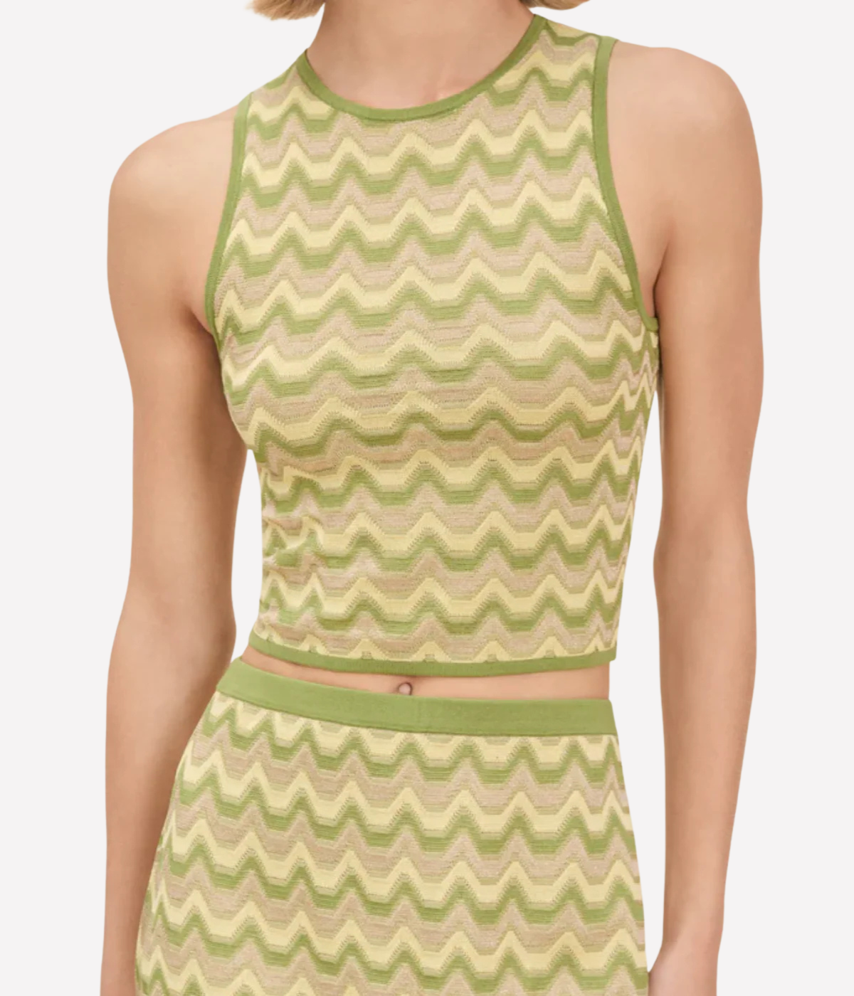 Lata Top in Pistachio