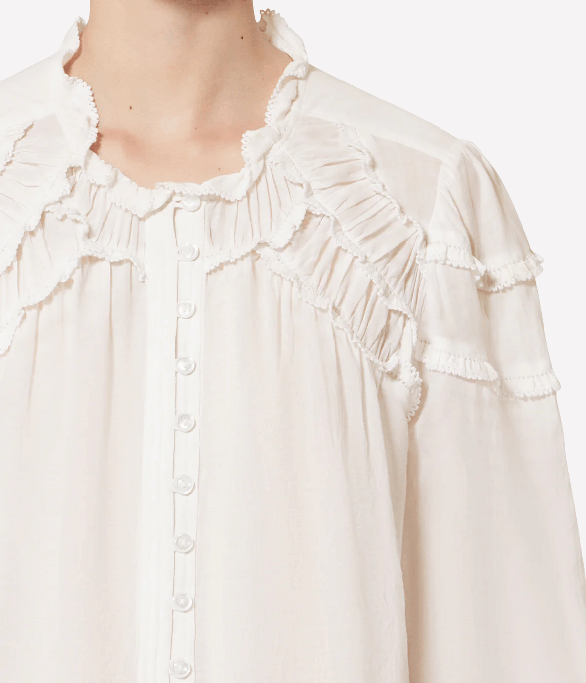 Christa Shirt in WHITE