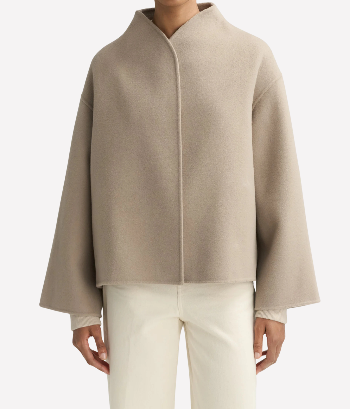 Short Jacket in Dark Sand