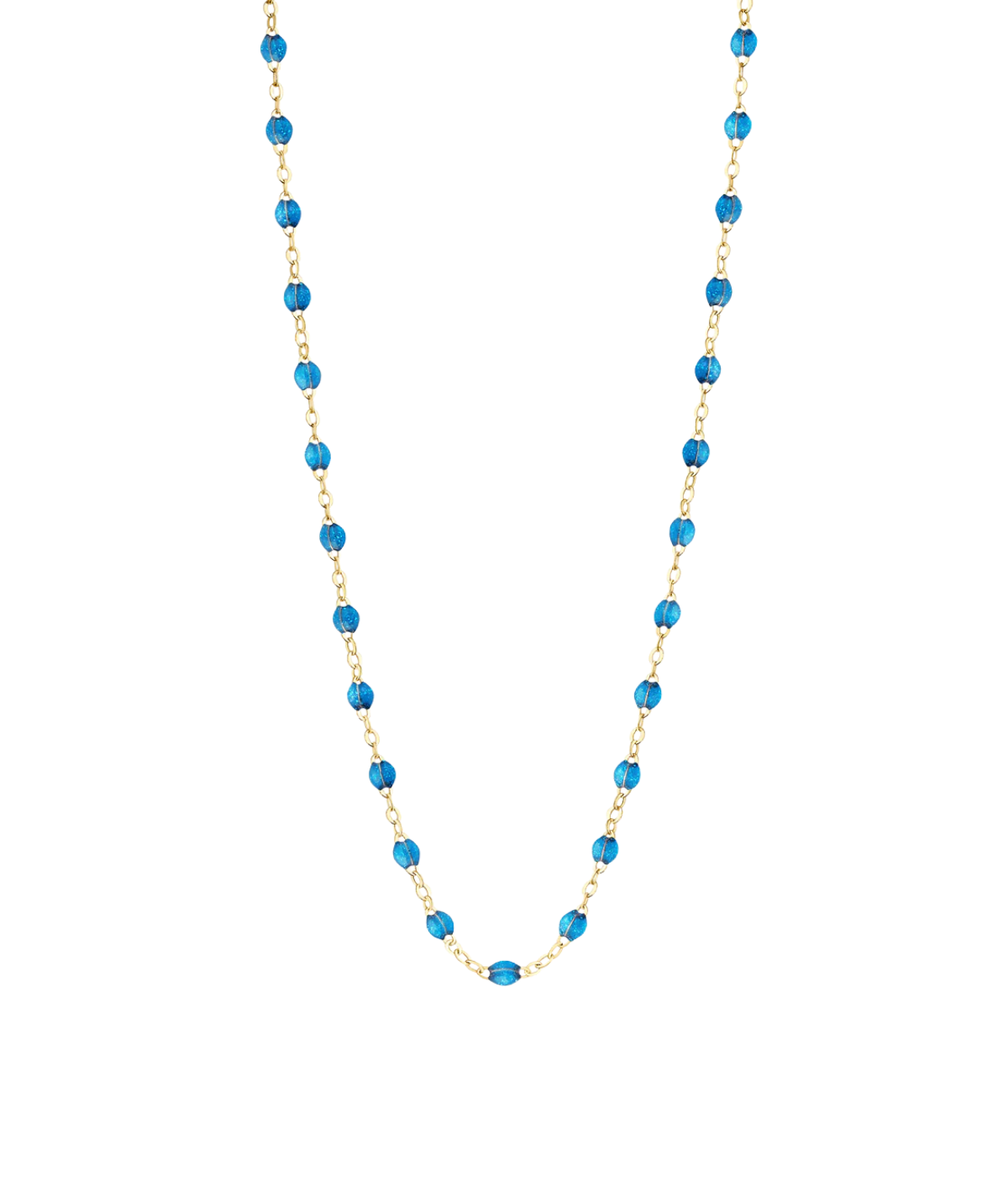 Classic Gigi 42cm Necklace 18ct Yellow Gold in Azure