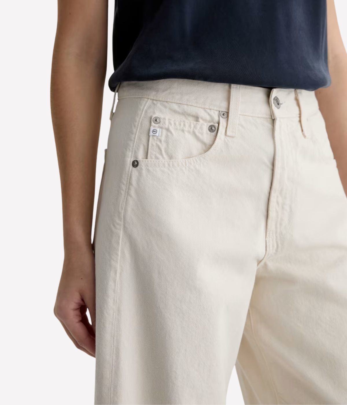 Hattie Crop Jean in Opal Stone