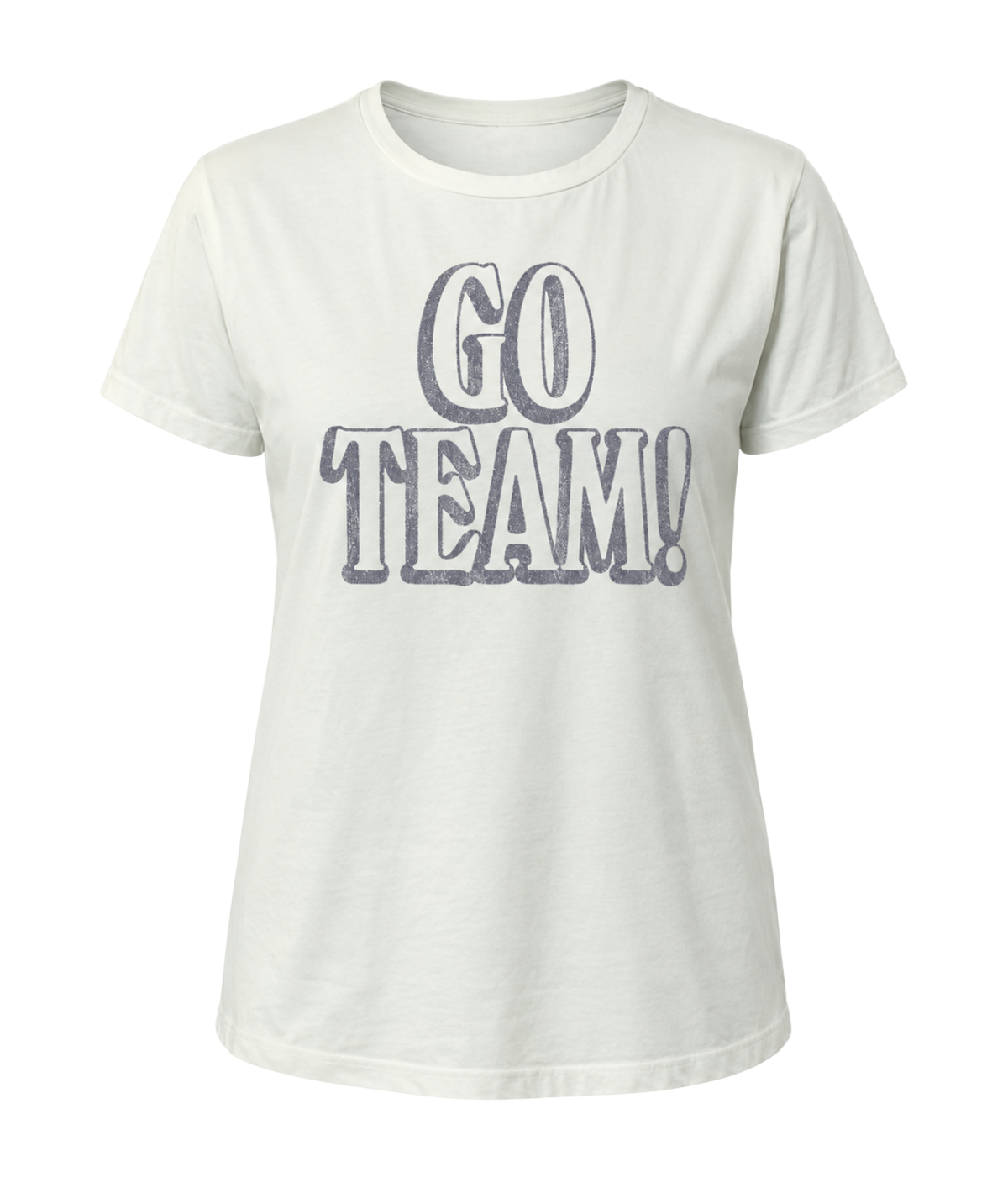 Go Team Vintage Tee in Vintage White