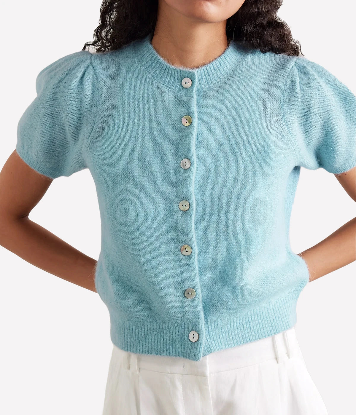 Anisa Cardigan in Glass Slipper