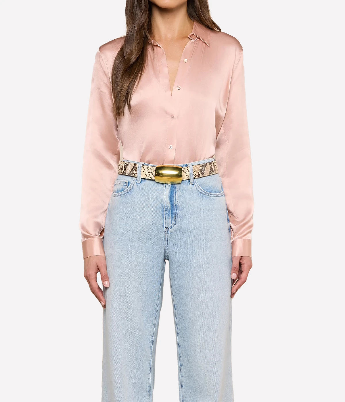 Tyler LS Blouse in Misty Rose