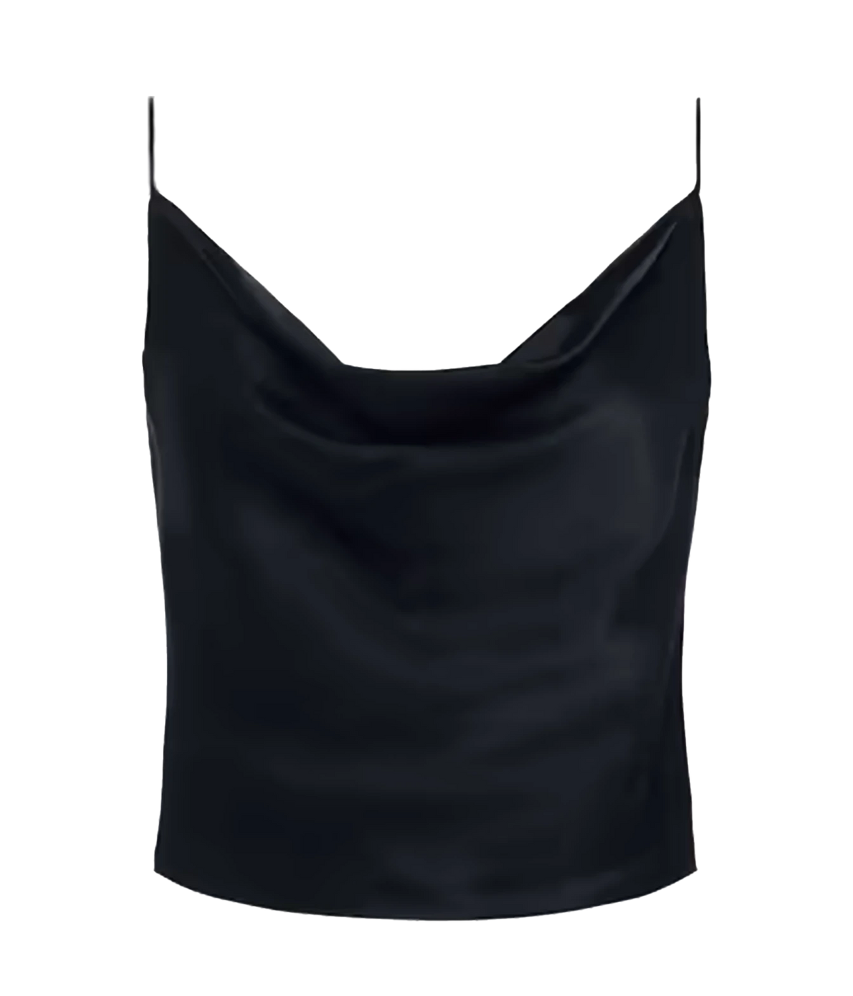 Calista Cowl Neck Cami In Black