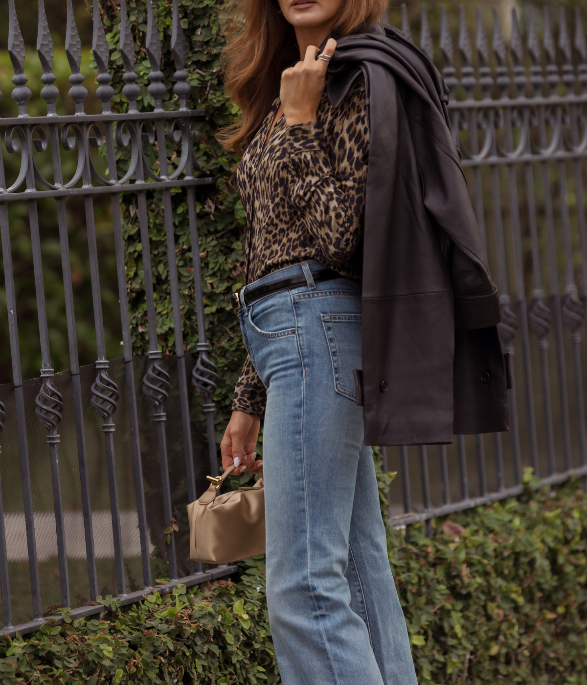 Celestine Shirt in Vintage Leopard Print