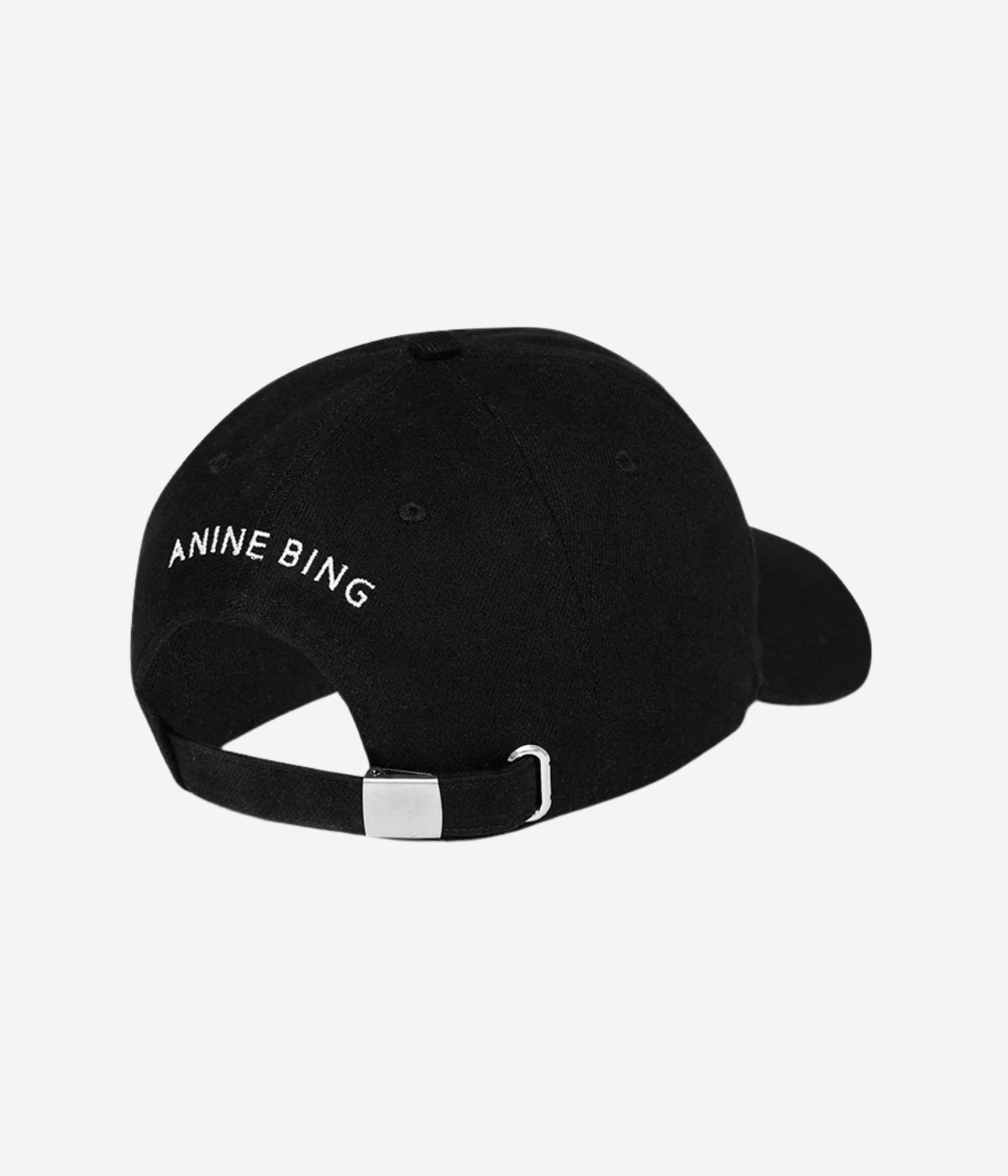 Jeremy Baseball Cap in Black Denim