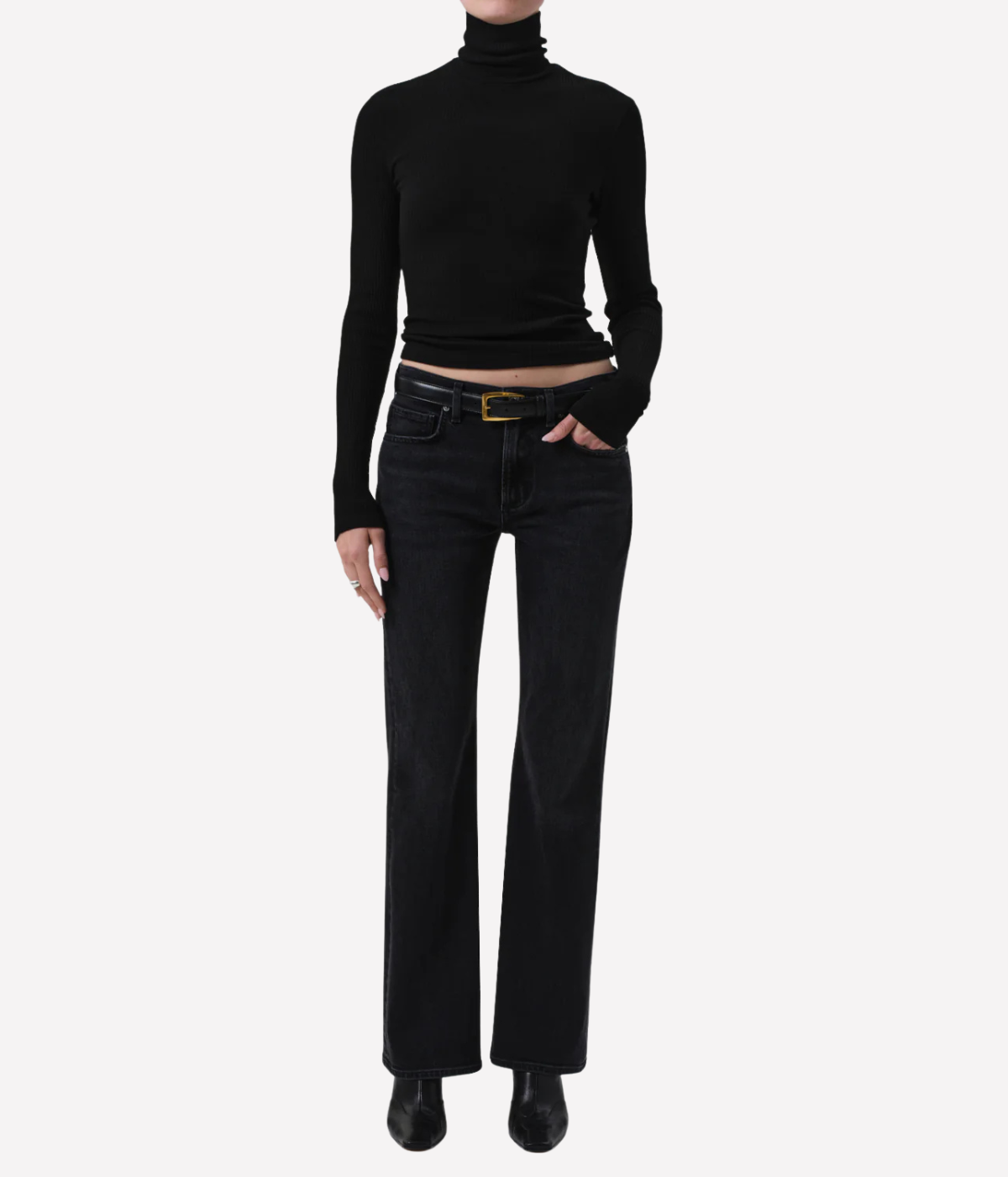 Genova Low Rise Boot Jean in Willow