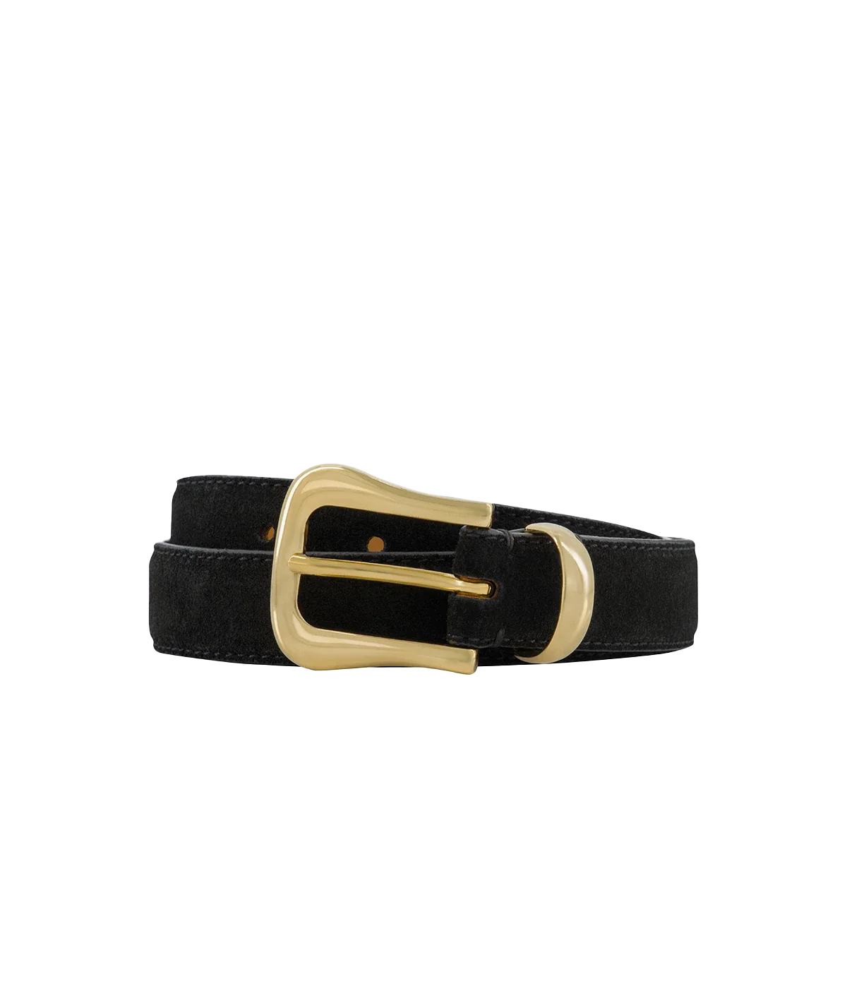 Rivoli Belt in Black Suede