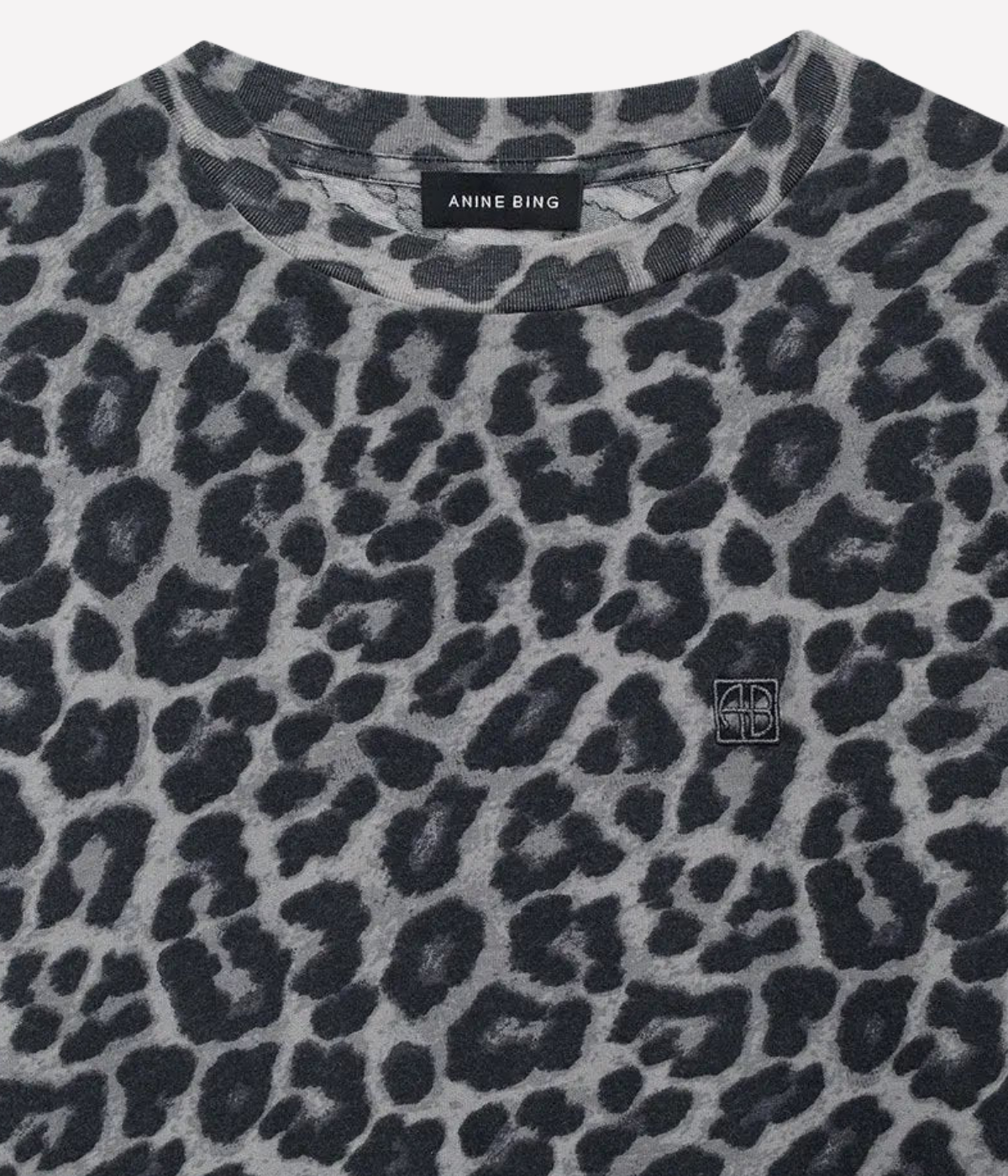 Cohen Tee in Grey Leopard