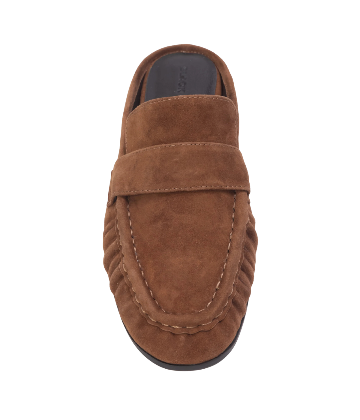 Gabby Loafer Mule in Tobacco Suede