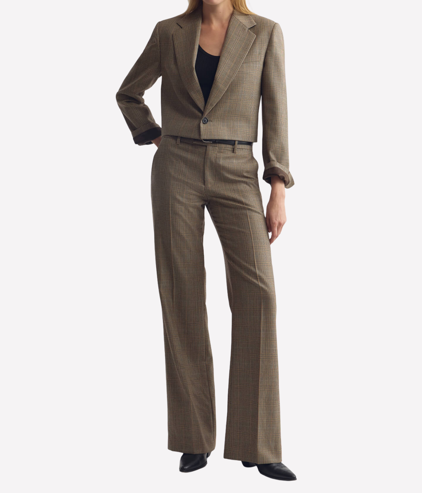 Swan Jacket In Glen Tan