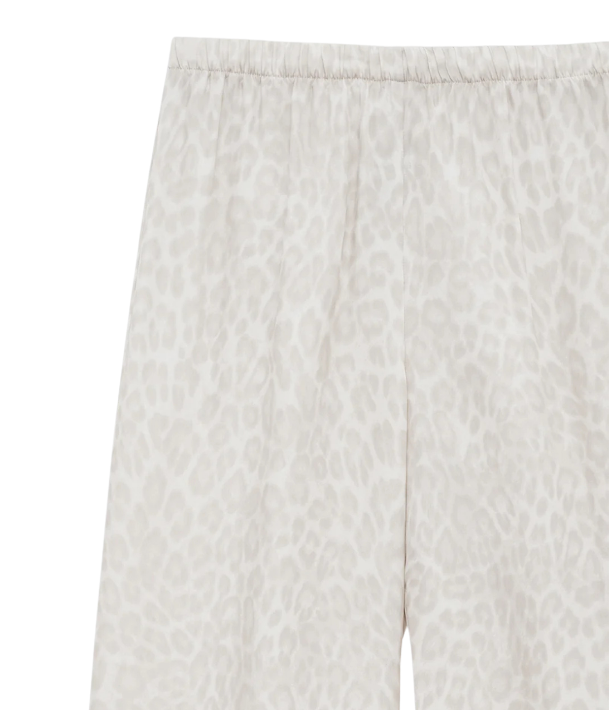 Roslyn Pant In Washed White Leopard