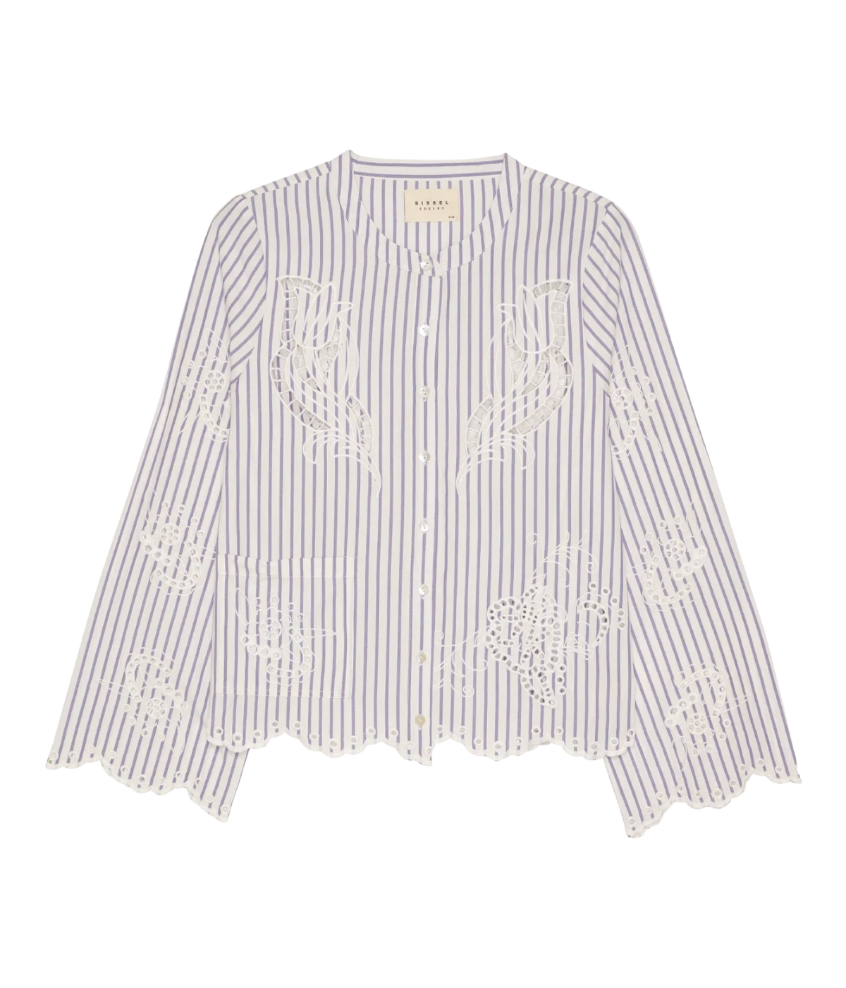 Cecilie Shirt In Purple Stripe