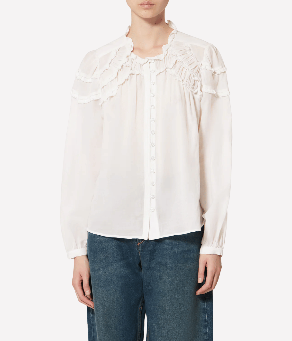 Christa Shirt in WHITE