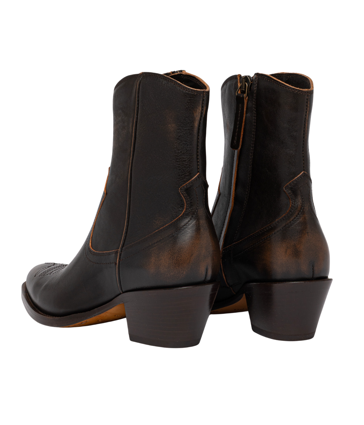 Annie Ankle Boot In Fondente