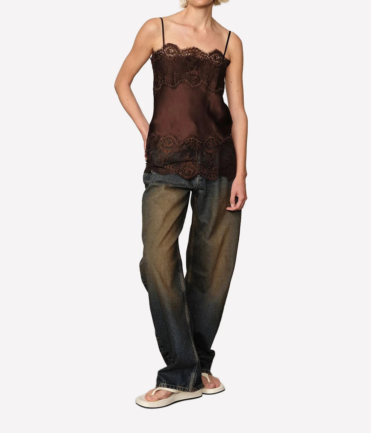 Linnea Top In Java Brown