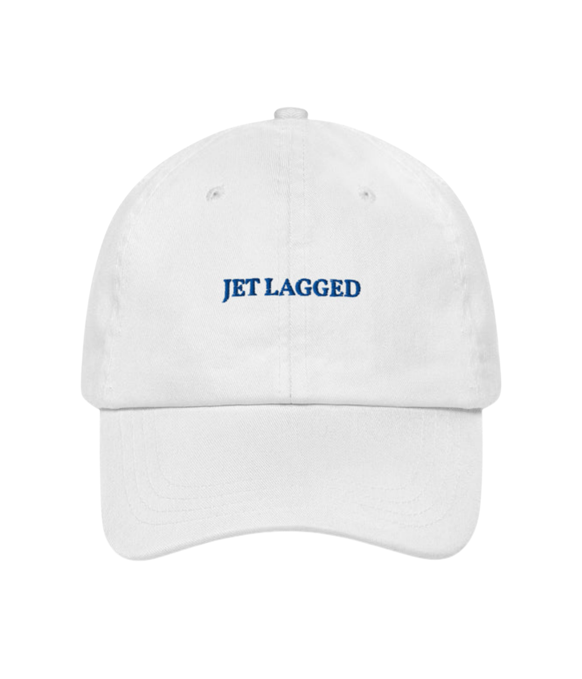 Jet Lagged Cap in White