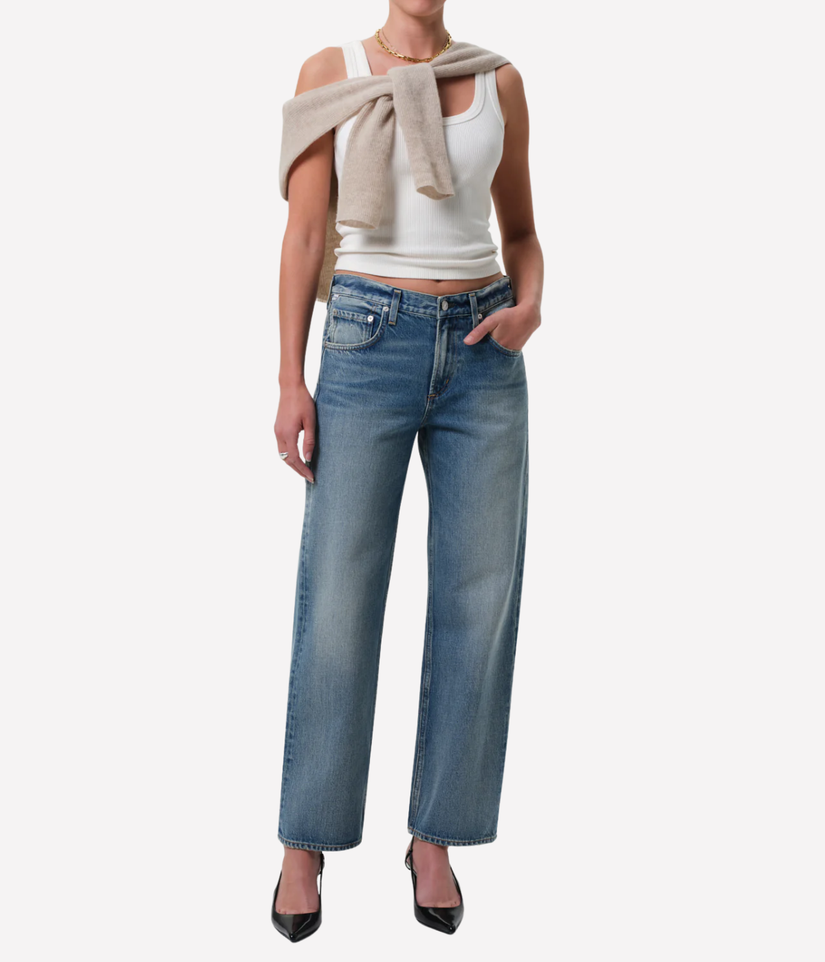 Lindz Low Rise Jean In Bijou