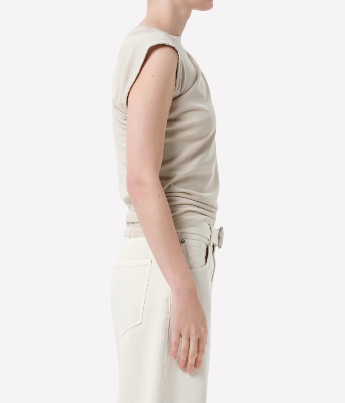 Beth Tee in Rice Glass