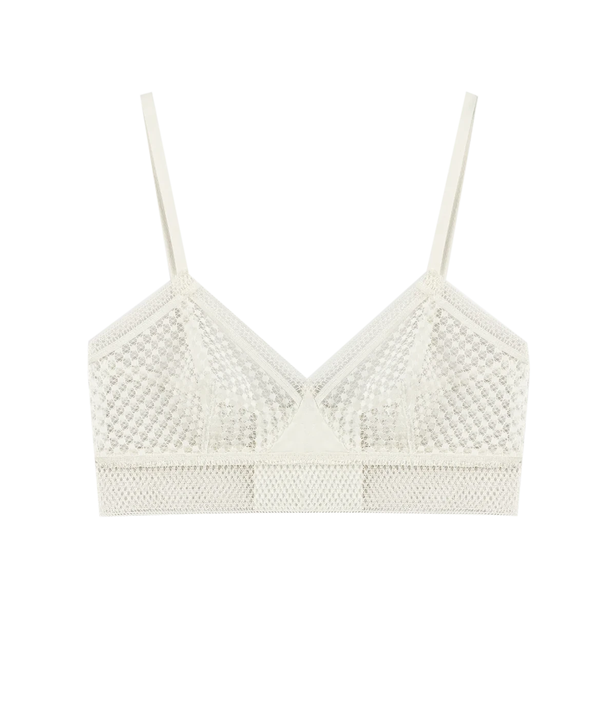 Bella Soft Cup Triangle Bra in Ivory
