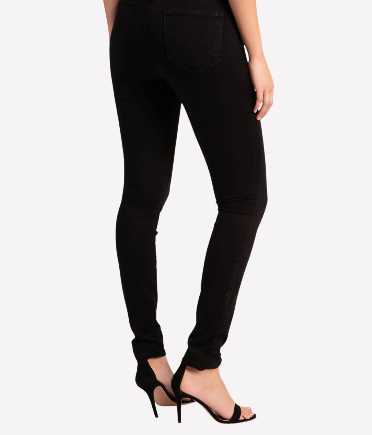 Marguerite High Rise Skinny Jean in Noir
