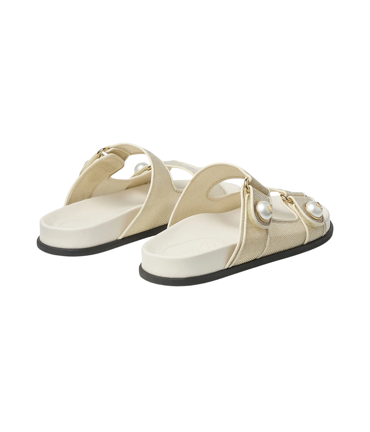 Fayence Sandal In Champagne Latte