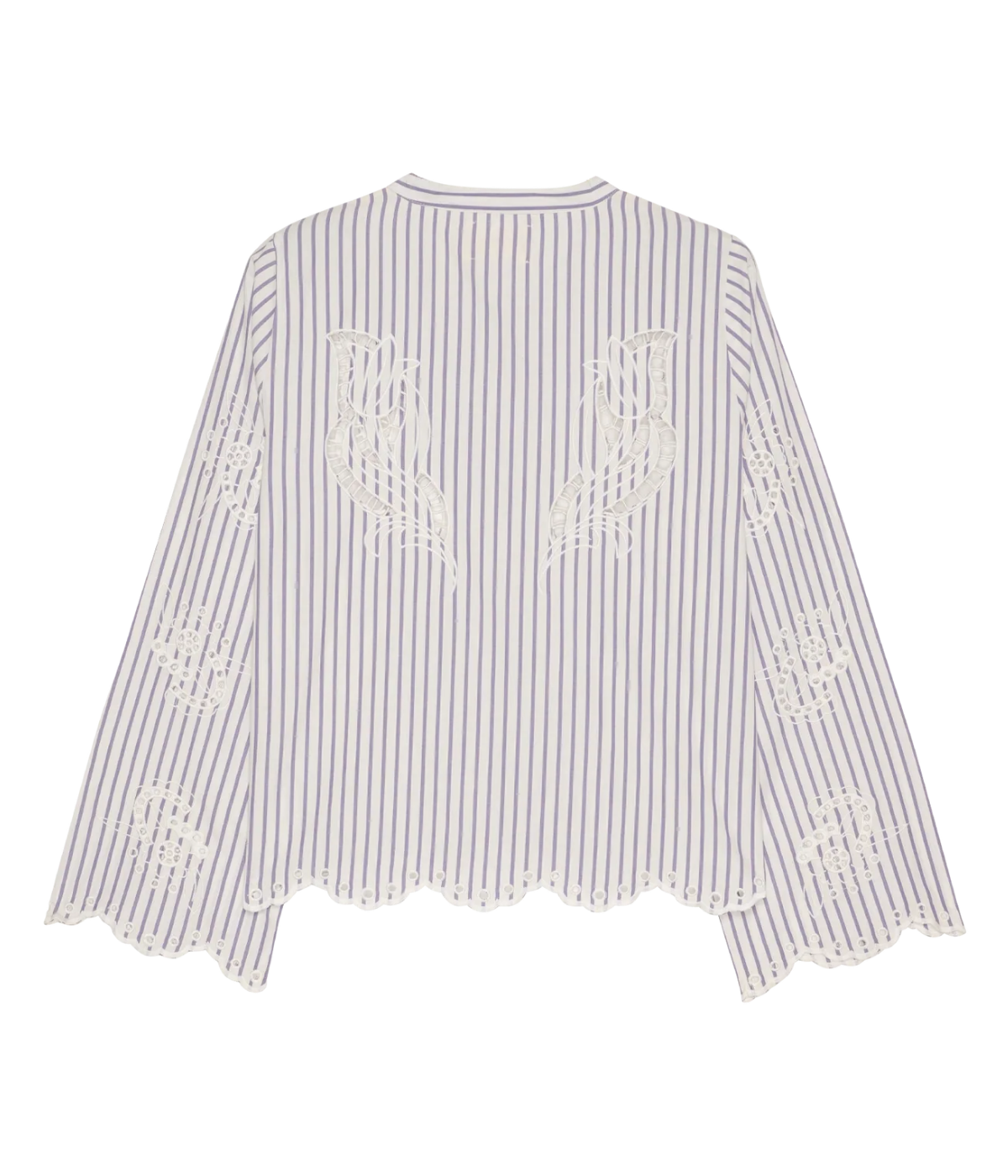 Cecilie Shirt In Purple Stripe
