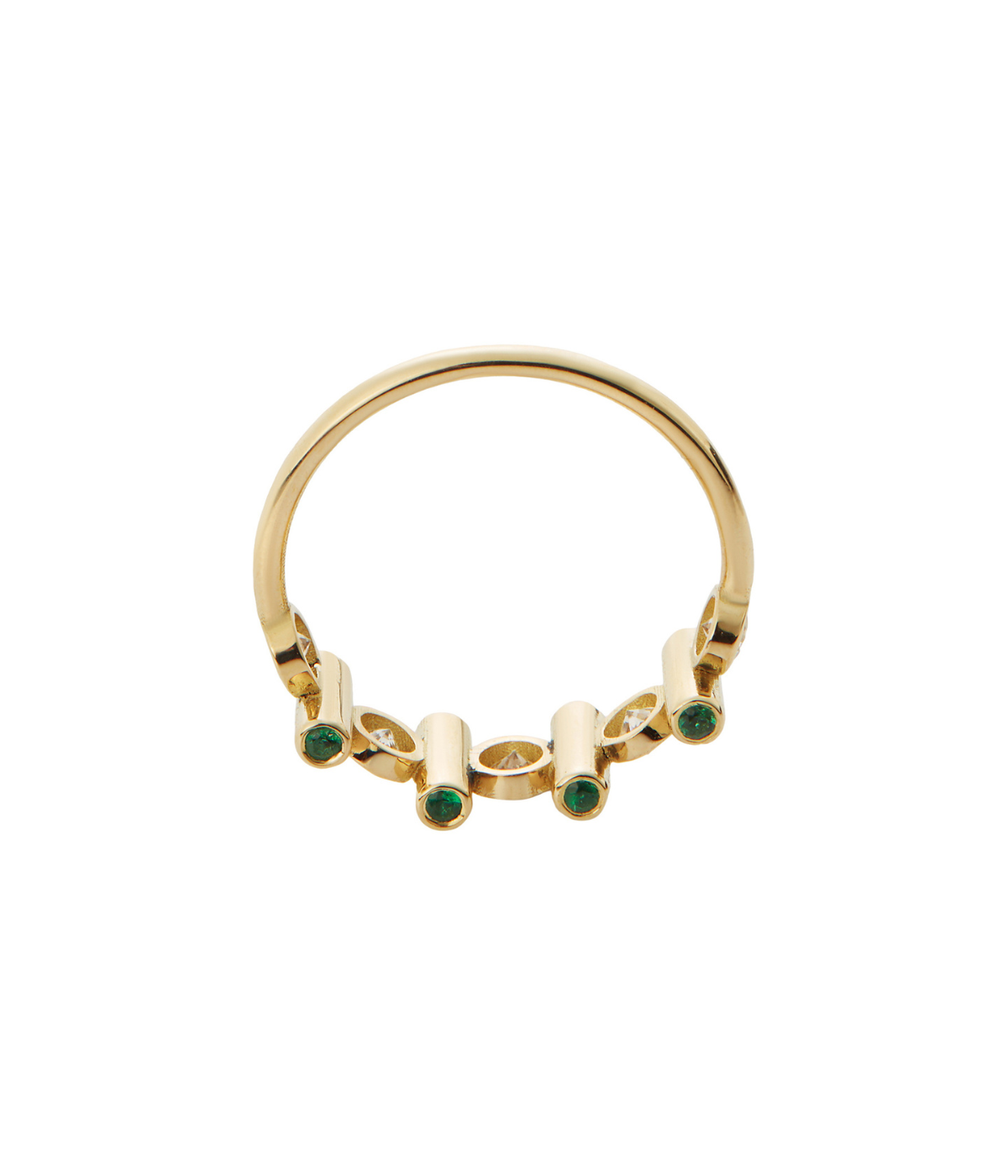 Celestial Orbit Ring in 18K Yellow Gold