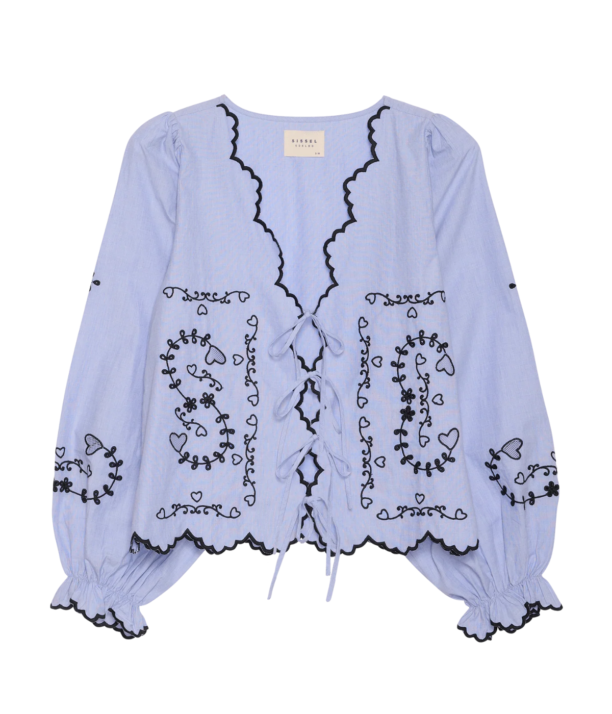 Tone Top In Blue Chambray