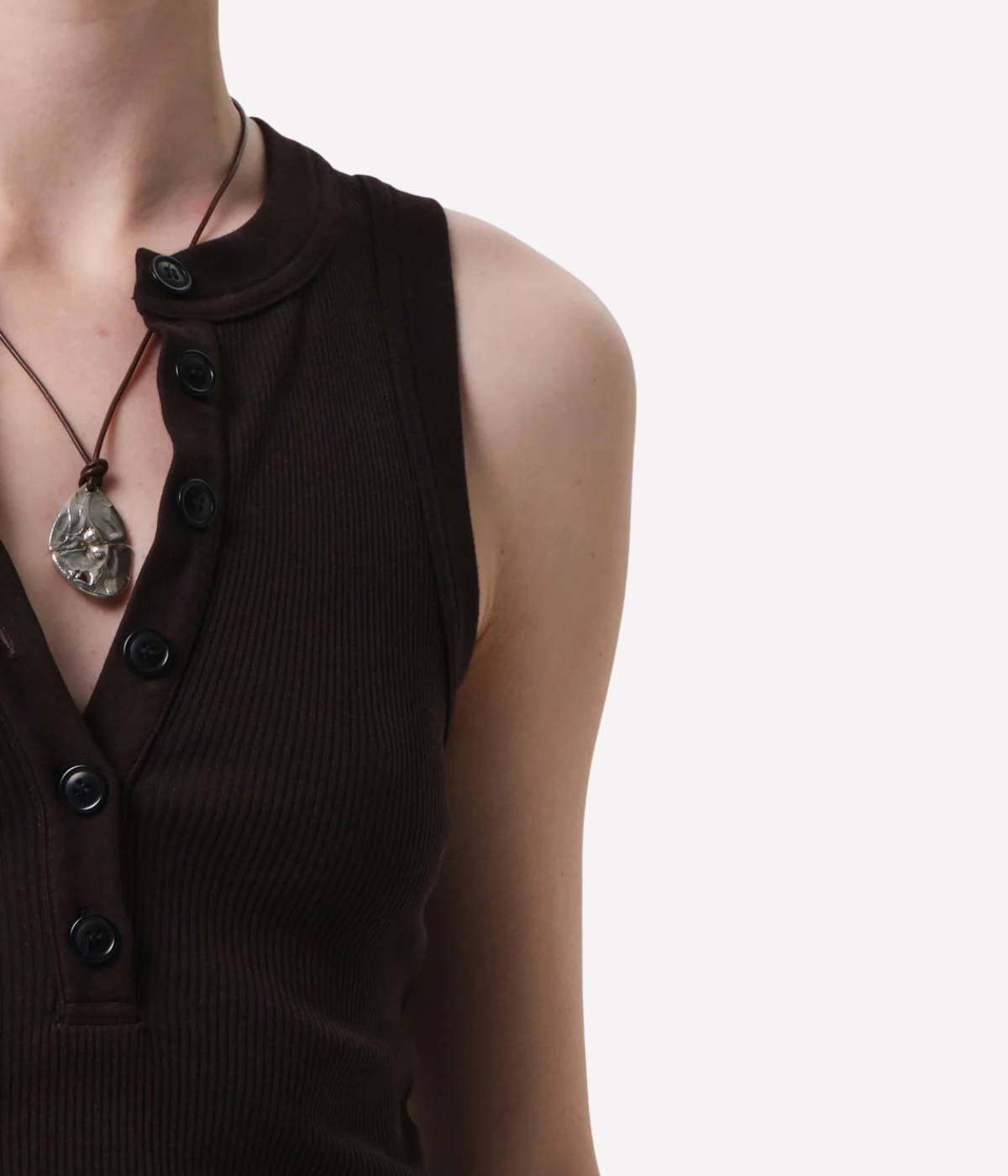 Caralyn Tank in Chocolate