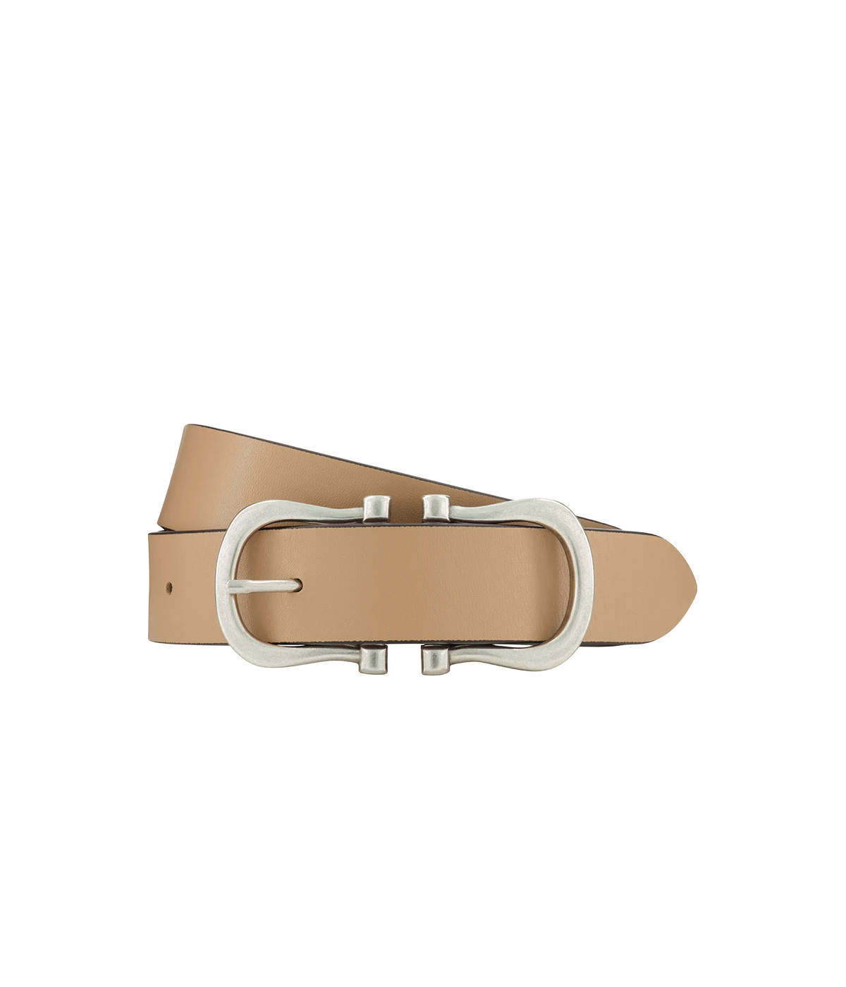 Baby Silver Nicky X Belt in Cappuccino