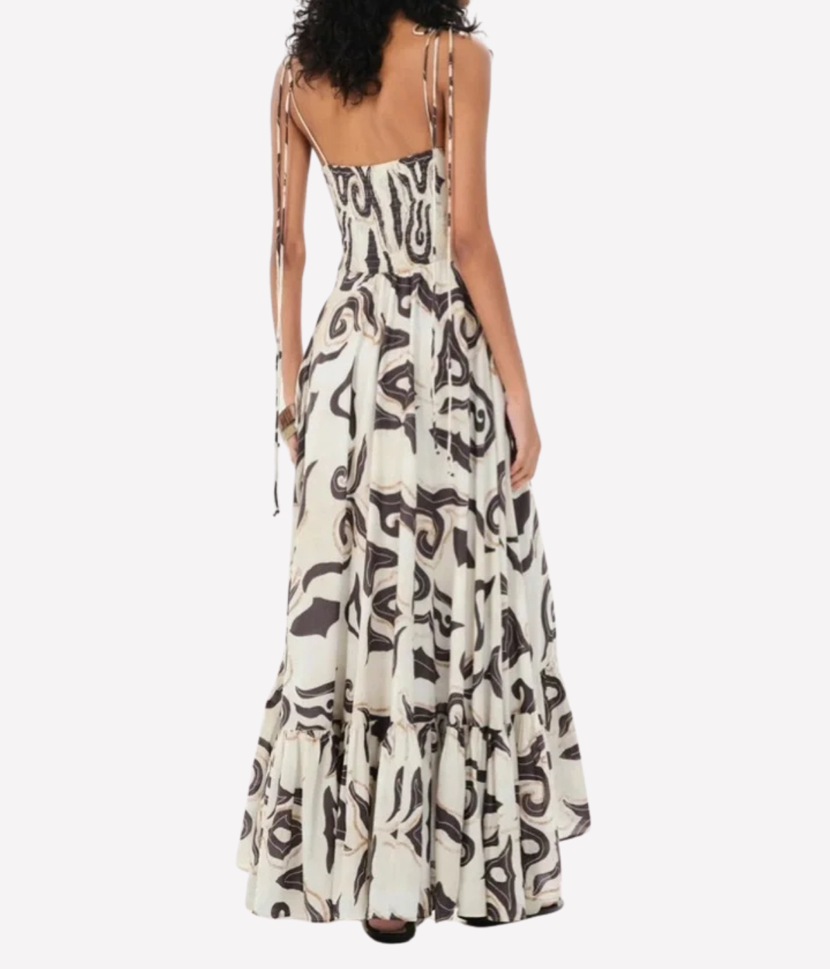 Alvarado Vivian Midi Dress in Ecru