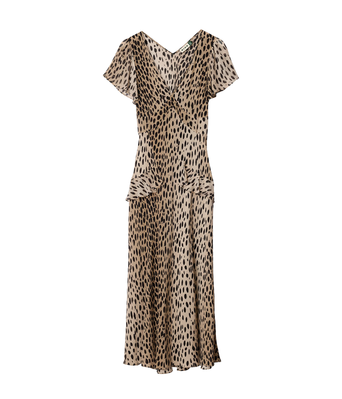 Evie Dress in Antelope Spot