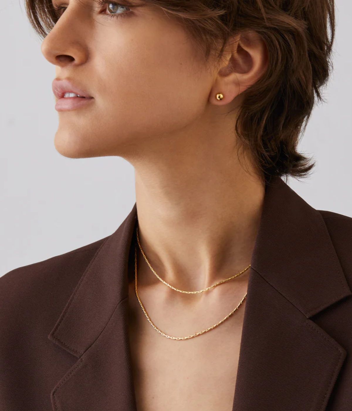 Constance Wrap Necklace IN GOLD