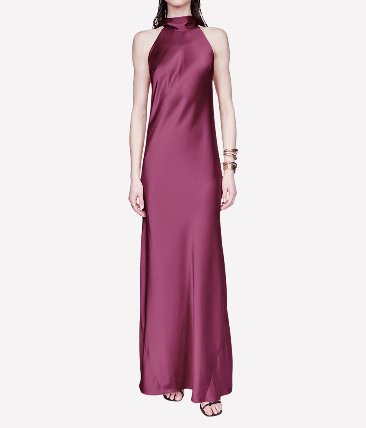 Sienna Dress in Burgundy