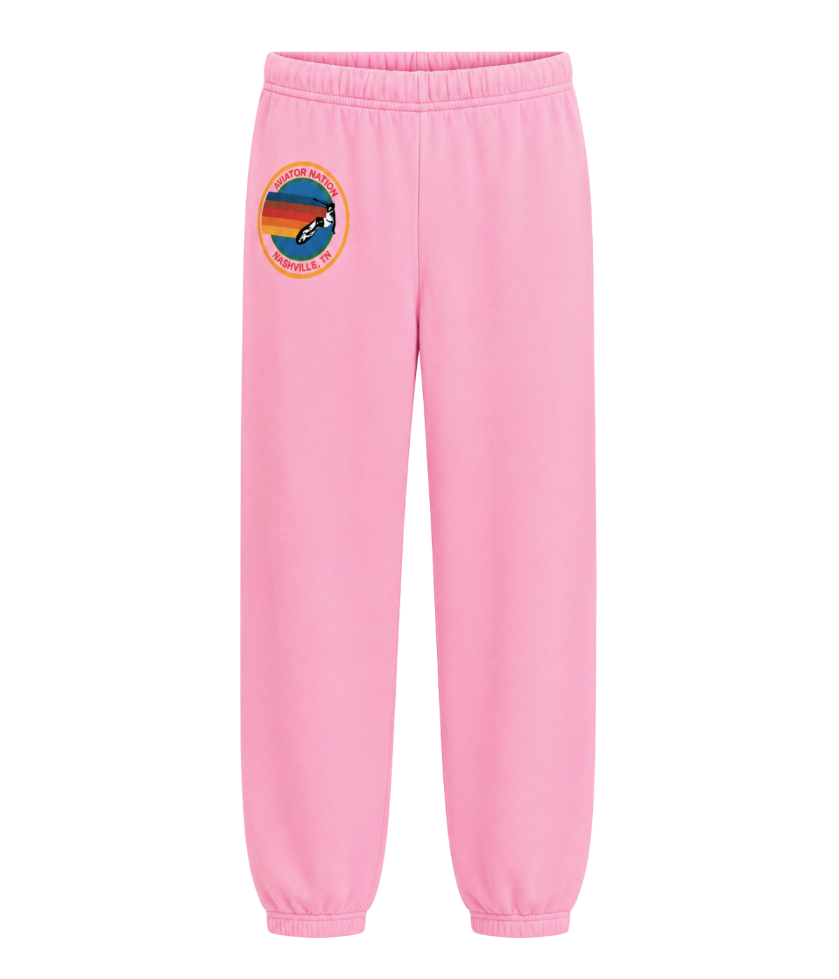 AV Sweatpants in Neon Pink