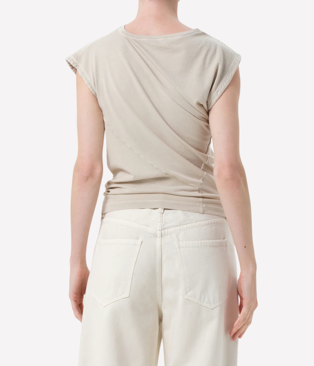 Beth Tee in Rice Glass